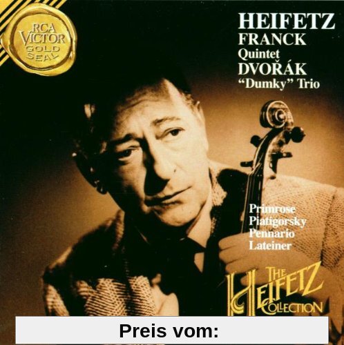 The Heifetz Collection Vol. 33 - Franck: Quintett in F / Dvorak: Trio op. 90 / Sibelius: Nocturne von Jascha Heifetz