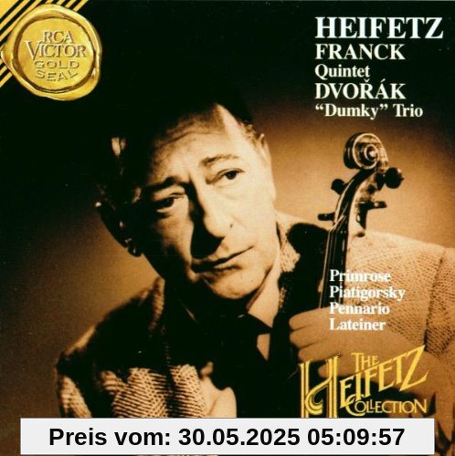 The Heifetz Collection Vol. 33 - Franck: Quintett in F / Dvorak: Trio op. 90 / Sibelius: Nocturne The Heifetz Collection Vol. 33 - Franck: Quintett in F / Dvorak: Trio op. 90 / Sibelius: Nocturne von Jascha Heifetz