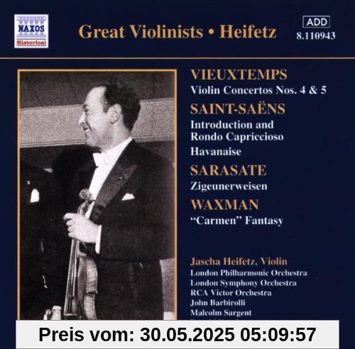 Violinkonzerte Nr. 4+5/+ Violinkonzerte Nr. 4+5/+ von Jascha Heifetz