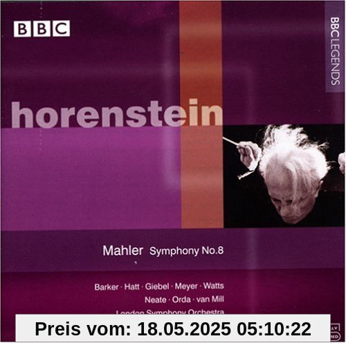 Horenstein Dir.Mahler 8 Horenstein Dir.Mahler 8 von Jascha Horenstein