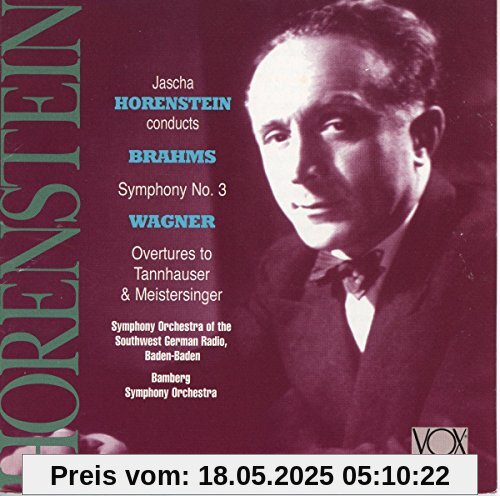 Horenstein dirigiert Brahms / Wagne Horenstein dirigiert Brahms / Wagne von Jascha Horenstein