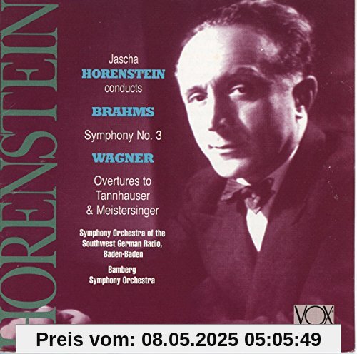 Horenstein dirigiert Brahms / Wagne von Jascha Horenstein