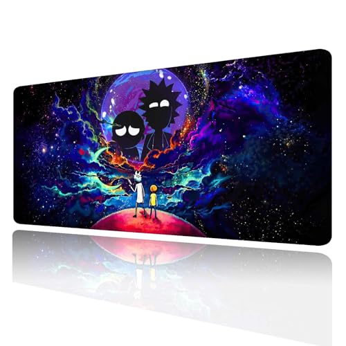 Großes Gaming-Mauspad, Anime, Nachthimmel, Weltraum, Sterne, individuelles Schreibtischunterlage, Mauspad mit rutschfester Gummiunterseite und genähten Kanten, Spiel, 80x40 cm Großes Gaming-Mauspad, Anime, Nachthimmel, Weltraum, Sterne, individuelles Schreibtischunterlage, Mauspad mit rutschfester Gummiunterseite und genähten Kanten, Spiel, 80x40 cm von Jasuine