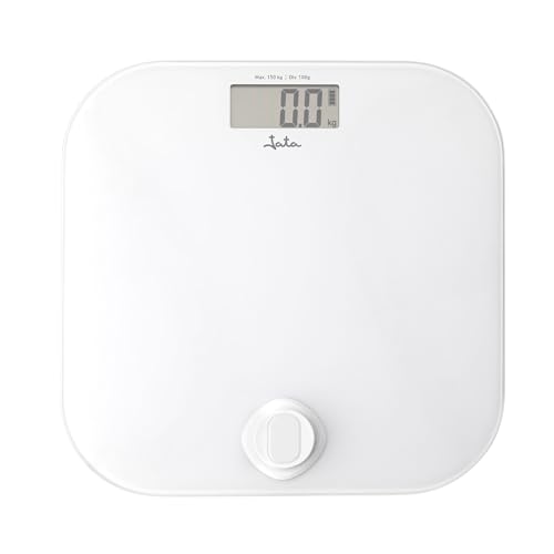 JATA HOGAR HBAS1907 Personenwaage ohne Batterien, digitale Waage mit LCD-Display, hochpräzise Körpergewichtswaage, Maximalgewicht 150 kg, automatische Abschaltung JATA HOGAR HBAS1907 Personenwaage ohne Batterien, digitale Waage mit LCD-Display, hochpräzise Körpergewichtswaage, Maximalgewicht 150 kg, automatische Abschaltung von Jata