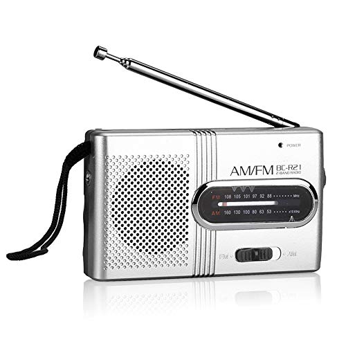 BC-R21 Universal Tragbares AM/FM Radio Stereo Lautsprecher Empfänger Musik Player (Wie Gezeigt) von Jauarta