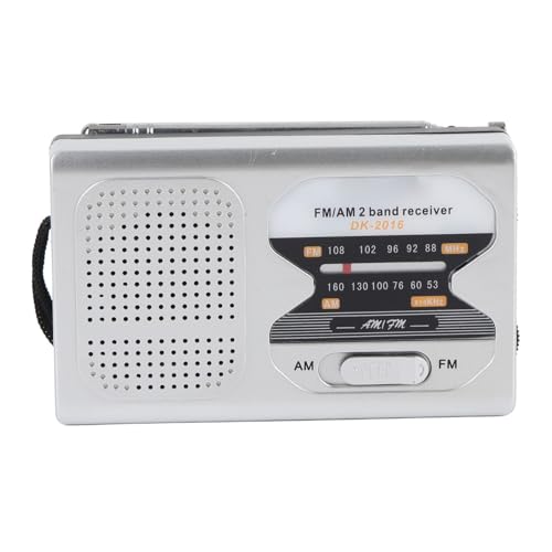 Pocket AM FM Radio mit Lautsprecher- und Kopfhörer -Jack -Batterie -Funkgeräten für Reisebereich Camping Im Freien von Jauarta