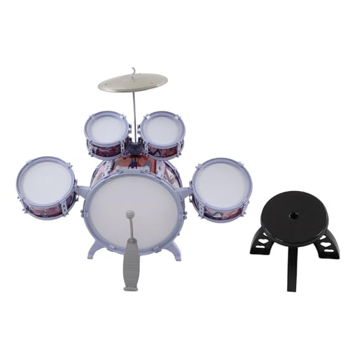 Setzen Große und Kleine Schlagzeug, Becken, Stuhl, Unterstützung mit Zeichnungen - Jazz für Anfänger, 6 Ohrstruktur Design für Großartige Hautvibrationen - Musiklernen für Setzen Große und Kleine Schlagzeug, Becken, Stuhl, Unterstützung mit Zeichnungen - Jazz für Anfänger, 6 Ohrstruktur Design für Großartige Hautvibrationen - Musiklernen für von Jauarta