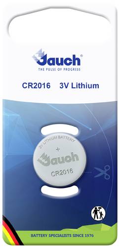 Jauch Quartz Knopfzelle CR 2016 3V 85 mAh Lithium von Jauch Quartz