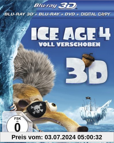 Ice Age 4 - Voll verschoben (+ Blu-ray + DVD + Digital Copy) [Blu-ray 3D] von Jaume Balagueró