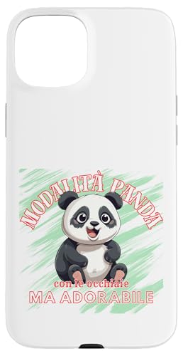 Panda-Modus: Adorably Sleep-Deprived V2 Hülle für iPhone 15 Plus Panda-Modus: Adorably Sleep-Deprived V2 Hülle für iPhone 15 Plus von Javier Francisco