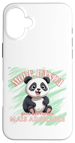 Panda-Modus: Entzückend schlafentzogen V3 Hülle für iPhone 16 Plus Panda-Modus: Entzückend schlafentzogen V3 Hülle für iPhone 16 Plus von Javier Francisco