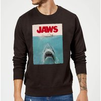Der Weiße Hai Classic Poster Pullover - Schwarz - L von Original Hero