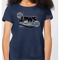 Der Weiße Hai Orca 75 Damen T-Shirt - Blau - XXL von Jaws