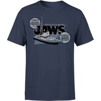 Der Weiße Hai Orca 75 T-Shirt - Blau - L von Jaws