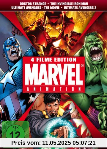 Marvel Animation Vol. 1 (Doctor Strange, The Invincible Iron Man, Ultimate Avengers 1 & 2) [4 DVDs] [Limited Collector's Edition] von Jay Oliva