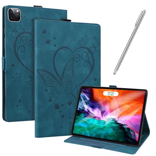 JayModCase Hülle Kompatibel mit Xiaomi Mi Pad 6/6 Pro 2023 11,2 Zoll PU Leder Schutzhülle Standfunktion Kartenschlitz Stifthalter Flip Cover (Blau) von JayModCase