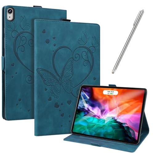 JayModCase Hülle Kompatibel mit iPad Mini 6 (8,3-Zoll,2021 Model,6th Generation) PU Leder Schutzhülle Standfunktion Kartenschlitz Stifthalter Flip Cover (Blau) von JayModCase