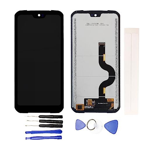 JayTong Display Ersatz für Doogee S68 Pro LCD-Display + Reparatur Touchscreen Glas zusammengebaut + Reparatur Werkzeug Schwarz von JayTong