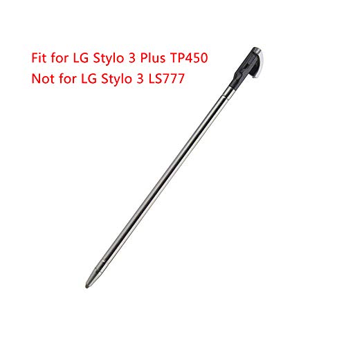 JayTong Stylus Touch S Pen Ersatz S-Pen für LG Stylo 3 Plus TP450 MP450KT (Silber/Schwarz) von JayTong
