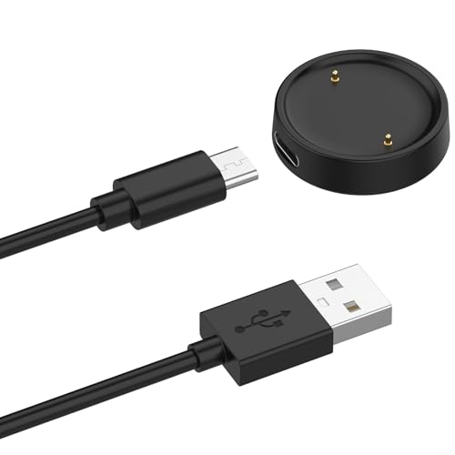 Amazfit Active 2 Ladestation, kompatible Smartwatch-Ladestation, 100 cm USB-Kabel, schnelles effizientes Laden (Basis + Verkabelung) von Jayruit