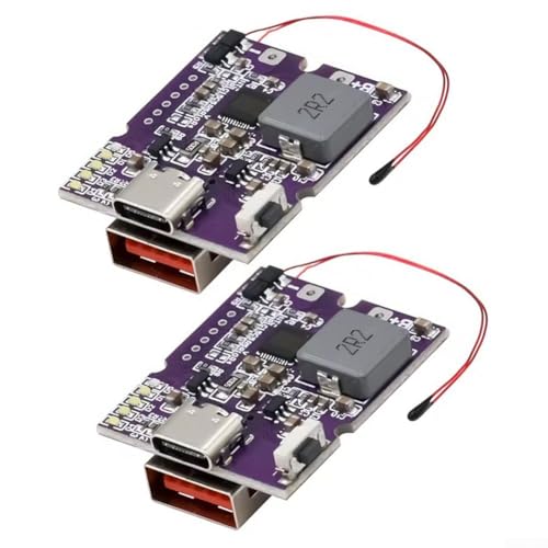 Fast Charge Solutions 2 x Powerbank-Module mit 22 5 W, entworfen für maximale Effizienz und Sicherheit (A+ C-Lampen-Display) von Jayruit