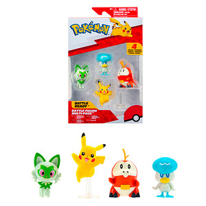 Jazwares Battle Ready PKW3402 Pokémon Battle Figur Gen IX Spielfiguren-Set von Jazwares