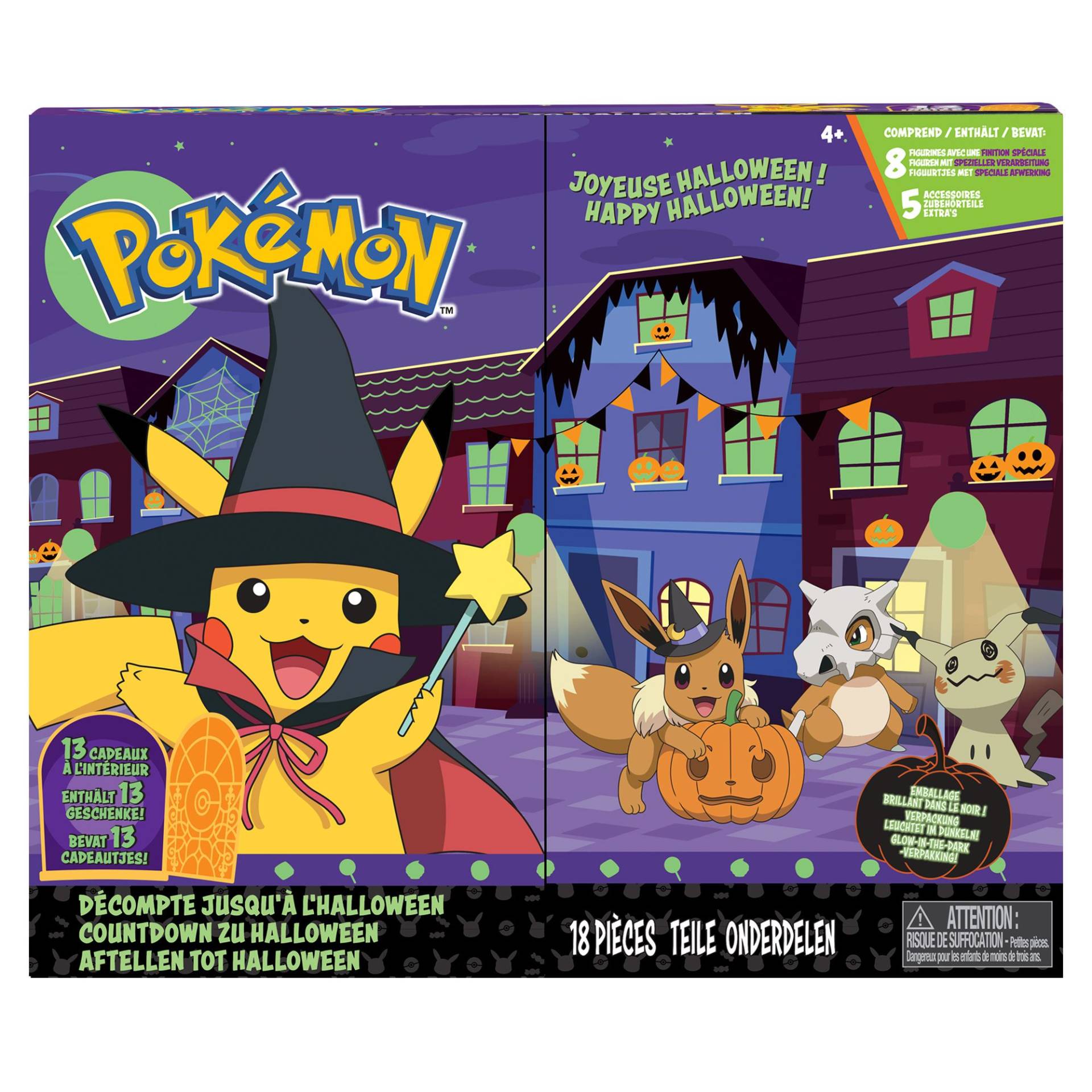 Pokemon Halloween Kalender 2021 von Jazwares