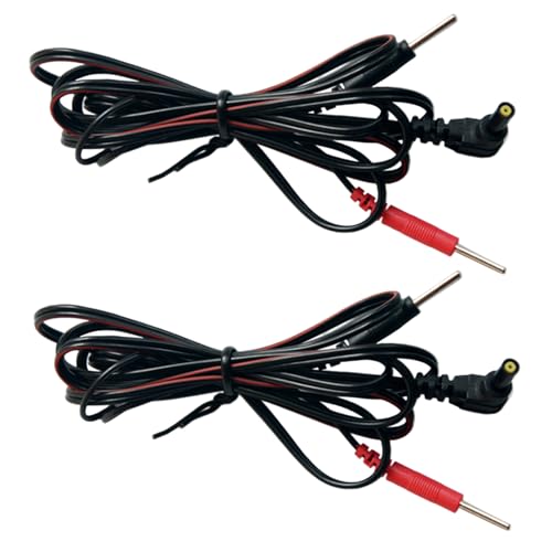 2pcs TENS -Einheiten -Ersatzdrähte 2,35 mm 2 Stiftanschluss 47,2 -Zoll -Ersatzelektrodenzehnt -Einheitsdrähte für EMS -Massagegeräte 2pcs TENS -Einheiten -Ersatzdrähte 2,35 mm 2 Stiftanschluss 47,2 -Zoll -Ersatzelektrodenzehnt -Einheitsdrähte für EMS -Massagegeräte von Jcasbdn