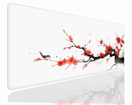 Gaming Mauspad XXL, Mousepad XXL 700x300x4mm, Mouse Pad Wassxerdicht Anti-Rutsch Mauspad Groß Vernähte Kanten Mauspads Verbessert Präzision und Geschwindigkei Schreibtischunterlage Design J-312 von Jdozfo