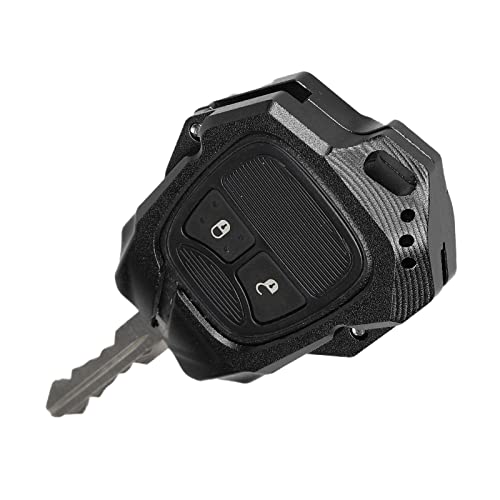 JeCar Schlüsselanhänger Abdeckung Gehäuse Aluminiumlegierung Schlüsselgehäuse Schutz Zubehör für Jeep Wrangler JK JKU 2008-2017, Schwarz, Medium JeCar Schlüsselanhänger Abdeckung Gehäuse Aluminiumlegierung Schlüsselgehäuse Schutz Zubehör für Jeep Wrangler JK JKU 2008-2017, Schwarz, Medium von JeCar