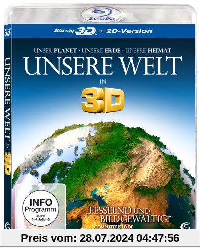 Unsere Welt [3D Blu-ray + 2D Version] von Jean-Albert Lievre