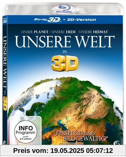 Unsere Welt [3D Blu-ray + 2D Version] von Jean-Albert Lievre