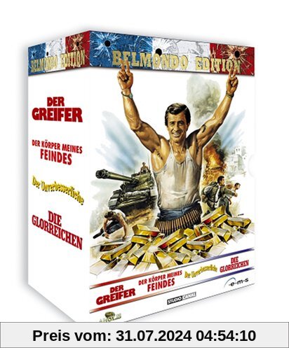 Belmondo Edition - Der Greifer / Der Körper meines Feindes / Der Unverbesserliche / ... [4 DVDs] von Jean-Paul Belmondo