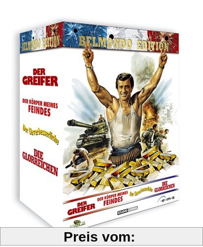 Belmondo Edition - Der Greifer / Der Körper meines Feindes / Der Unverbesserliche / ... [4 DVDs] von Jean-Paul Belmondo