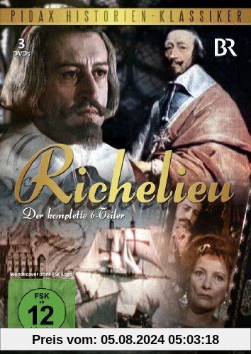 Richelieu - die komplette Serie (Pidax Historien-Klassiker) [3 DVDs] von Jean-Pierre Decourt