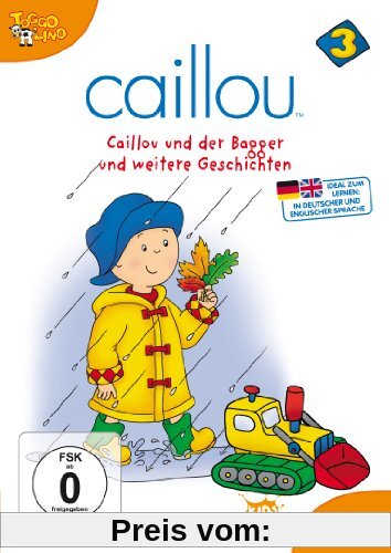 Caillou 03 - Caillou und der Bagger und weitere Geschichten von Jean Pilotte