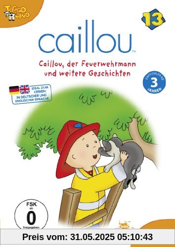 Caillou 13 - Der Feuerwehrmann und weitere Geschichten von Jean Pilotte