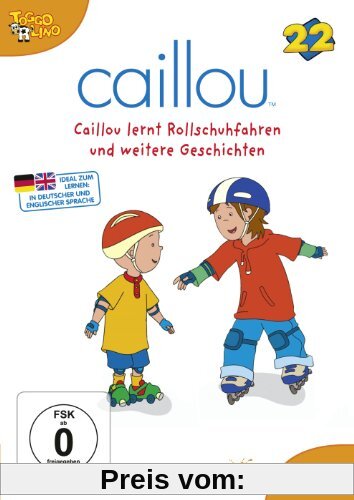 Caillou 22 - Caillou lernt Rollschuhfahren und weitere Geschichten von Jean Pilotte
