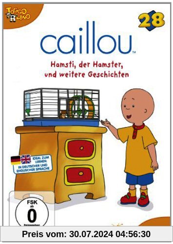 Caillou 28 - Hamsti, der Hamster und weitere Geschichten von Jean Pilotte