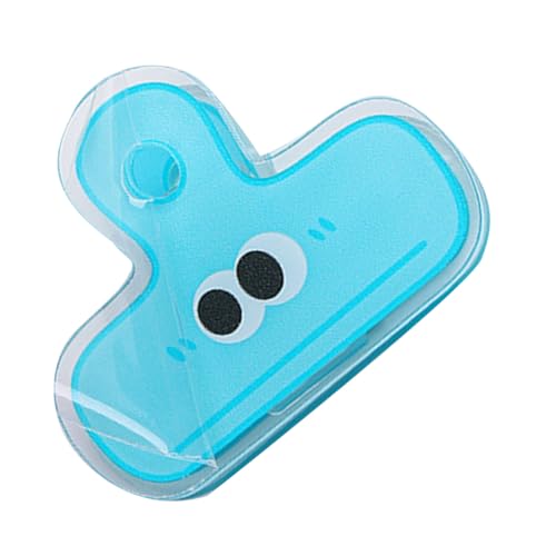 Acryltransparente Plastik -Cartoon -Ordner Sturdy Organizer Ordner Klemmen für Büro mit Niedlichem Muster Design Leichtes Tragen Leicht in Beutel Verhindern, Dass Papier von Jeanoko