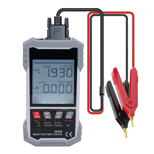 Batterieinterner Widerstandstester, DC0V- ± 120 V 0,000 MΩ-500 Under 4-Draht-Test mit 3,2 Zoll TN LCD-Bildschirm für Automobilbatterien Batterieinterner Widerstandstester, DC0V- ± 120 V 0,000 MΩ-500 Under 4-Draht-Test mit 3,2 Zoll TN LCD-Bildschirm für Automobilbatterien von Jeanoko