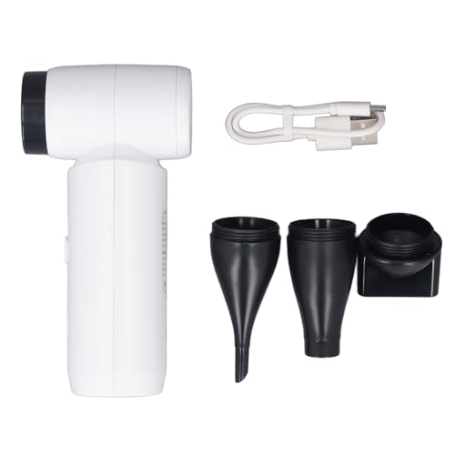Electric Air Duster, Schnurlose Handheldgebläse 80000 U/Min Wiederaufladbare Tragbare Lüfter mit 3 Düsen für die Tastaturreinigung Electric Air Duster, Schnurlose Handheldgebläse 80000 U/Min Wiederaufladbare Tragbare Lüfter mit 3 Düsen für die Tastaturreinigung von Jeanoko