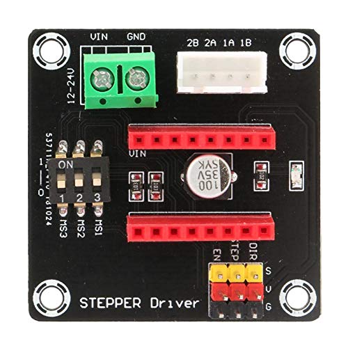 Jeanoko DRV8825/A4988 Stable 42 Schrittmotortreiber-Erweiterungskarte 3D-Drucker Control Shield-Modul für 3D-Drucker von Jeanoko