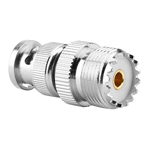 Jeanoko Koaxialkabelstecker BNC-Stecker an UHF SO239 PL-259 Buchsenkabeladapter 2-teilig Koaxialadapter BNC-Koaxialstecker für Funkscanner Jeanoko Koaxialkabelstecker BNC-Stecker an UHF SO239 PL-259 Buchsenkabeladapter 2-teilig Koaxialadapter BNC-Koaxialstecker für Funkscanner von Jeanoko