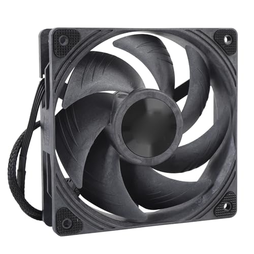 120 -mm -PC -Kühllüfter, 3000 U/Min 3 Geschwindigkeitsanpassung Computer Hülle Kühlerlüfter, Lüfter mit Niedrigem Geräusch -Chassis -Kühllüfter mit Fernbedienung für Alle von Jectse