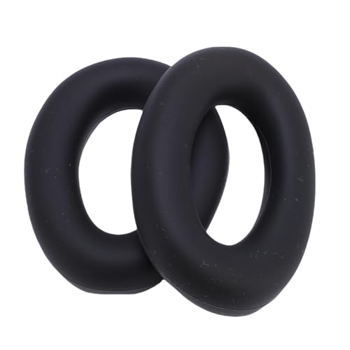 2 Paar Earpads Ersatz für QC -Ultra -Kopfhörer, Ohrmuffs Earpads -Kissen Hörschutz, Silikon -Kopfhörer -Ohrpolsterabdeckungen mit Kissenschaum für QC Ultra (Black) von Jectse