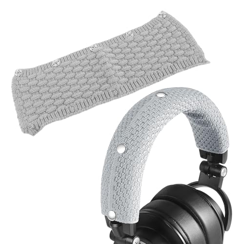 2 Packersatz -Kopfhörer -Kopfbandabdeckung für ATH M50X QC35, Headset -Kopfbandabdeckung für Kopfhörer für WF 1000x, für Cloud Alpha, für HD598 (Gray) von Jectse