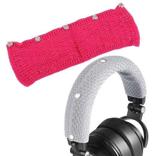 2 Packersatz -Kopfhörer -Kopfbandabdeckung für ATH M50X QC35, Headset -Kopfbandabdeckung für Kopfhörer für WF 1000x, für Cloud Alpha, für HD598 (Rosenrot) von Jectse