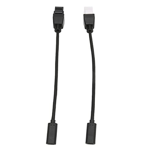 2 Stück USB-C-Keystone-Klinkenkabel, USB 3.1 Typ C 5 Gbit/s Buchse auf Buchse Verlängerung Keystone Insert Adapter Keystone auf Kabel für Wandplatten-Ausgangsplatte von Jectse