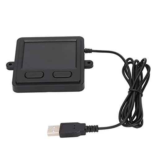 2-Tasten-Trackpad, Kabelgebundenes USB-Maus-Touchpad, Eingebettet, Montierbar, Tragbar, Kompakte Größe für Computer, Notebook, PC und Laptop von Jectse